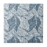 Blauwe en witte bladeren tegeltje<br><div class="desc">Een blauw en wit bladpatroon creëer dit opvallende ontwerp van keramische tegel. Prachtig voor een keukenbacksplash,  badkuip,  douche en tegenwerpbare tegel,  of om het even welk gebied (niet voor gebruik buitenshuis). Punten in onze winkel koppelen.</div>