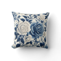 Blauwe en witte bloemen