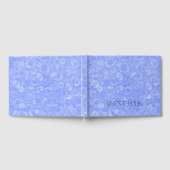 Blauwe en witte bubbels gastenboek (Volledig)