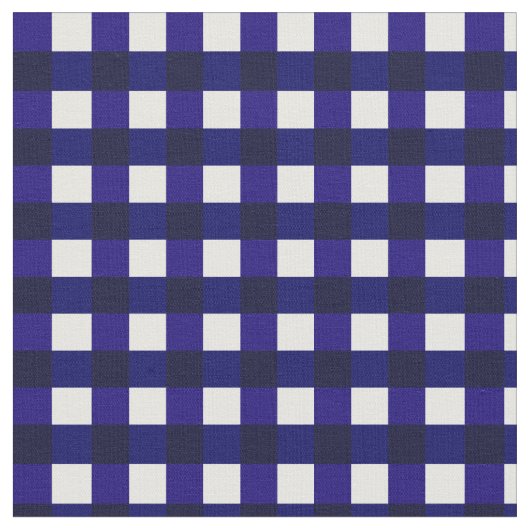 Blauwe en witte buffels stof (Close Up)