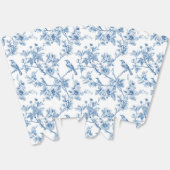 Blauwe en witte Chinoiserie Bloemvogels Bedankdoosjes (Ongevouwen)