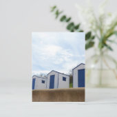 Blauwe en witte doornhaai briefkaart (Staand voorkant)