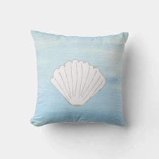 Blauwe en witte drift kussen