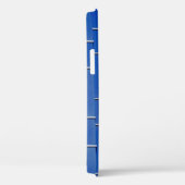 Blauwe en witte florale textiel Case-Mate iPhone case (Achterkant / Rechts)