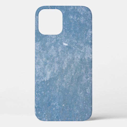Blauwe en witte florale textiel Case-Mate iPhone case (Achterkant)