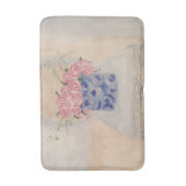 Blauwe en witte gember jar badmat (Voorkant Verticaal)