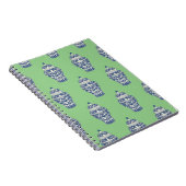 Blauwe en witte gember jar notitieboek (Rechterzijde)