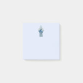 Blauwe en witte gember jar post-it® notes (Voorkant)