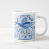 Blauwe en witte Ginger Jar Mok Groot (Rechts)