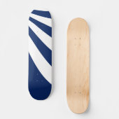 Blauwe en witte golf persoonlijk skateboard (Voorkant)