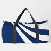Blauwe en witte golf plunjezak (Achterkant)