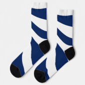 Blauwe en witte golf sokken (Links)
