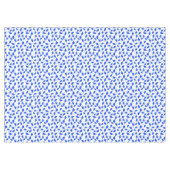 Blauwe en witte gradatiekappen in de lucht tafelkleed (Voorkant (Horizontaal))