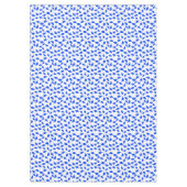 Blauwe en witte gradatiekappen in de lucht tafelkleed (Voorkant)