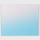 Blauwe en witte gradiënt cadeaupapier (Vlak)