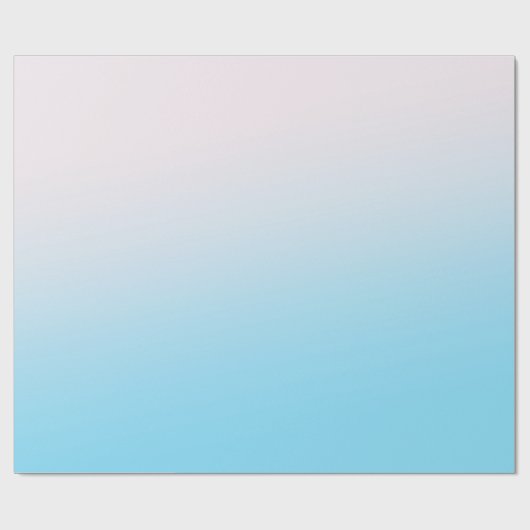 Blauwe en witte gradiënt cadeaupapier (Vlak)