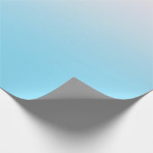 Blauwe en witte gradiënt cadeaupapier (Hoek)