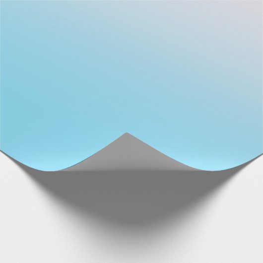 Blauwe en witte gradiënt cadeaupapier (Hoek)