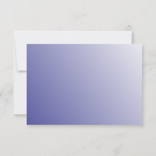 Blauwe en witte Griekse Zeer belangrijke Kaarten R RSVP Kaartje (Achterkant)