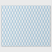 Blauwe en witte Japanse yagasuri Pattern Gift Wrap Cadeaupapier (Vlak)