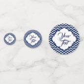 Blauwe en witte kaas confetti (Voorkanten)