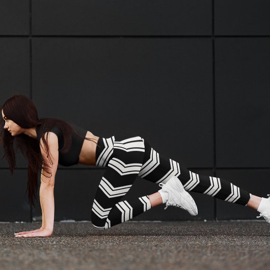 Blauwe en witte kaas leggings