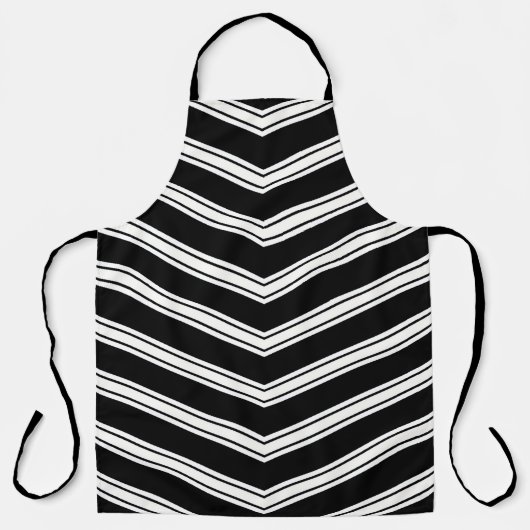 Blauwe en witte kaas schort (Voorkant)