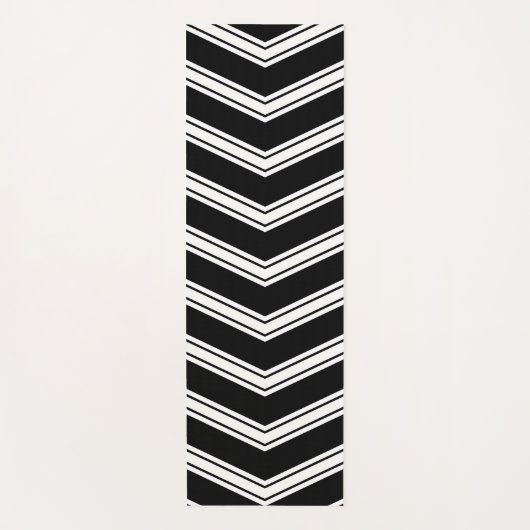 Blauwe en witte kaas yogamat (Voorkant)