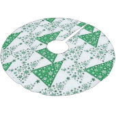 Blauwe en witte kerstboomrokken kerstboom rok (Gekanteld)