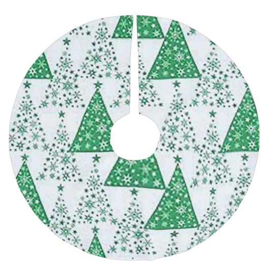 Blauwe en witte kerstboomrokken kerstboom rok (Voorkant)