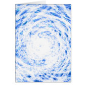 Blauwe en witte kleurstof Kaart (Voorkant)