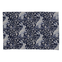 Blauwe en witte konijn Bunny Elegant Art Cobalt Na