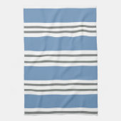 Blauwe en Witte Kuststrepen Theedoek (Verticaal)