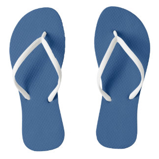 Blauwe en witte Mannen Sandalen Teenslippers