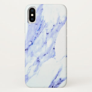 Blauwe en witte marmer Case-Mate iPhone case