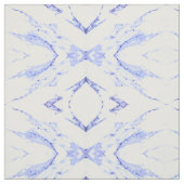 Blauwe en witte marmer stof (Swatch)