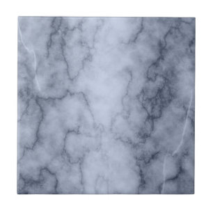 Blauwe en witte marmer tegeltje