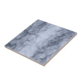 Blauwe en witte marmer tegeltje (Zijkant)