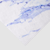 Blauwe en witte marmer tissuepapier (Detail)