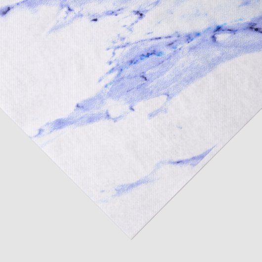 Blauwe en witte marmer tissuepapier (Detail)