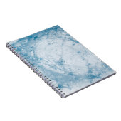 Blauwe en witte matras notitieboek (Rechterzijde)