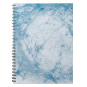 Blauwe en witte matras notitieboek (Voorkant)