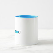 Blauwe en witte Mok (Midden)