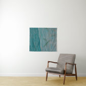 Blauwe en witte muur wandkleed (In Situ (horizontaal))