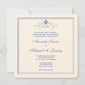 Blauwe en witte olievlek de Lis - ronde over de po Kaart (Voorkant)