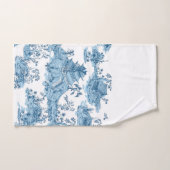  Blauwe en Witte Pagoda Chinoiserie Bad Handdoek (Handdoek)