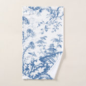 Blauwe en Witte Pagoda Chinoiserie Bad Handdoek (Handdoek)