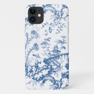 Blauwe en Witte Pagoda Chinoiserie Case-Mate iPhone Case