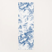 Blauwe en Witte Pagoda Chinoiserie Yogamat (Voorkant)