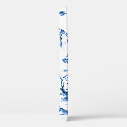 Blauwe en Witte Pagode Chinoiserie Case-Mate iPhone Case (Achterkant / Rechts)